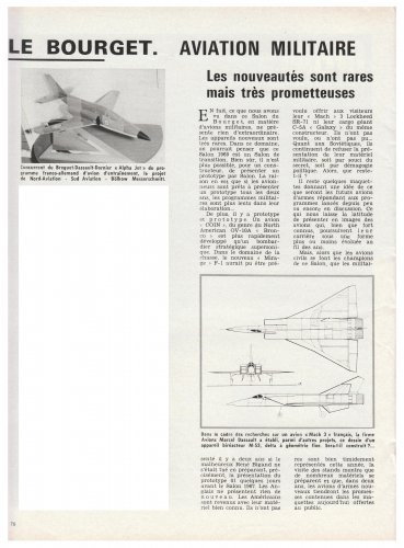 Avions Marcel Dassault Mach 3 Mirage project - Aviation Magazine International - No.jpg
