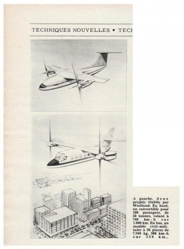 Westland tilt-rotor projects - Aviation Magazine International - No. 515 - 15 Juin 1969.......jpg