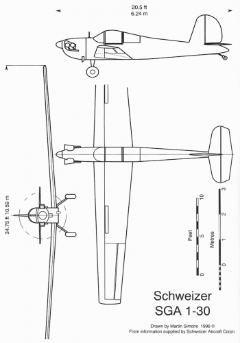 schweizer SGA1-30 3-view.png