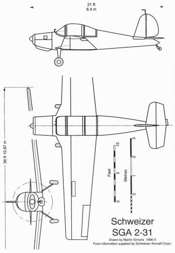 schweizer SGA 2-31 3-view.png