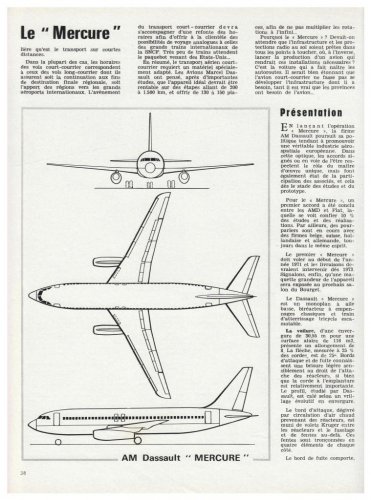 Avions Marcel Dassault Mercure project - Aviation Magazine International - No.jpg