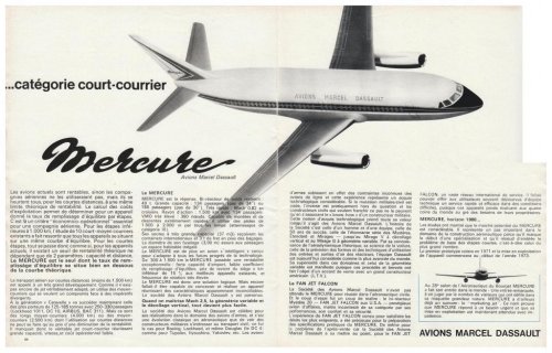 Avions Marcel Dassault Mercure advertisement - Aviation Magazine International - No.jpg