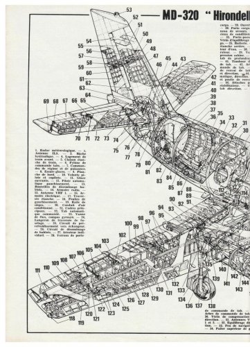 Avions Marcel Dassault MD-320 Hirondelle prototype - Aviation Magazine International - No.jpg