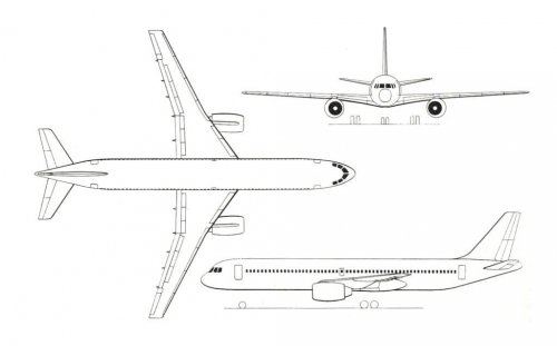 McDonnell-Douglas DC-XX project 3-view drawing - Air International - November 1980........jpg
