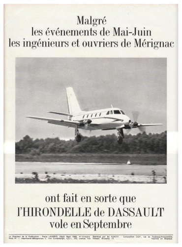 Avions Marcel Dassault MD-320 Hirondelle prototype notice - Aviation Magazine International - No.jpg