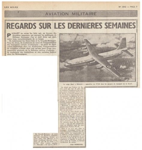 Shorts SC-5 Britannic artist's impression - Les Ailes - No. 1,842 - 8 Septembre 1961.......jpg