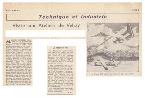 Bréguet Br.945 project - Les Ailes - No. 1,806 - 31 Décembre 1960.......jpg
