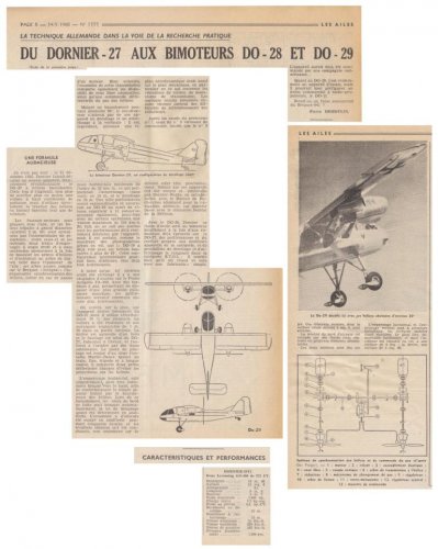 Dornier Do-29 V1 STOL light aircraft prototype - Les Ailes - No. 1,777 - 14 Mai 1960 2.......jpg