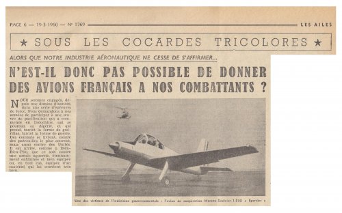 Morane-Saulnier MS.1500 Épervier - Les Ailes - No. 1,769 - 19 Mars 1960.......jpg