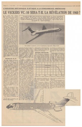 Vickers V1100 VC-10 project - Les Ailes - No. 1,754 - 5 Décembre 1959 1.......jpg