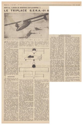 SERA 01-A light aircraft project - Les Ailes - No. 1,745 - 3 Octobre 1959 1.......jpg