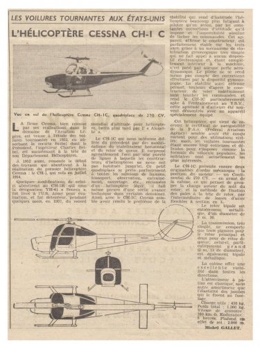 Cessna CH-1C Skyhook helicopter prototype - Les Ailes - No. 1,743 - 19 Septembre 1959.......jpg