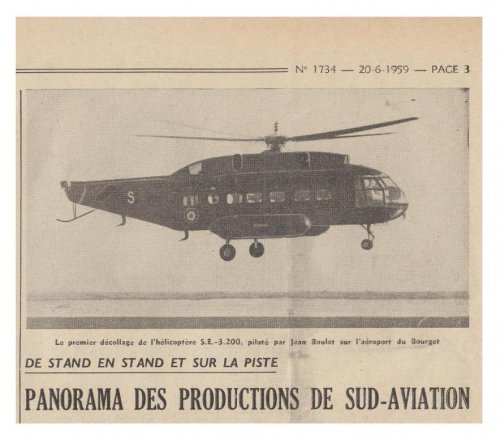 Sud Aviation SE.3200 Frelon helicopter prototype - Les Ailes - No. 1,734 - 20 Juin 1959.......jpg