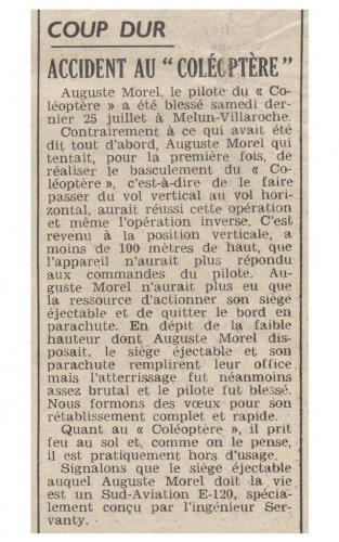 SNECMA C.450-01 Coléoptère VTOL research prototype - Les Ailes - No. 1,740 - 1 Août 1959.......jpg