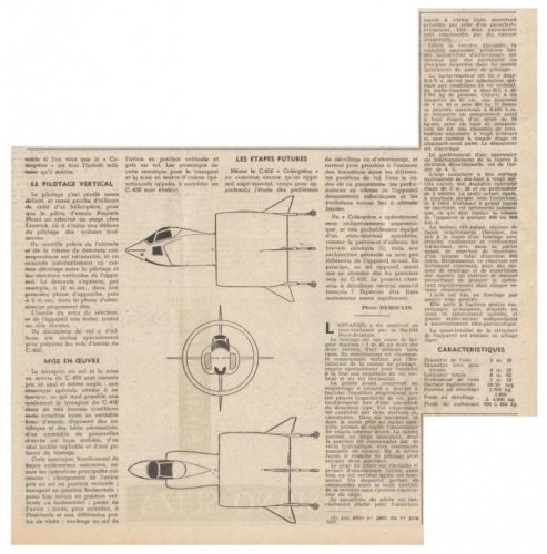 SNECMA C.450-01 Coléoptère VTOL research prototype - Les Ailes - No. 1,728 - 9 Mai 1959 2.......jpg