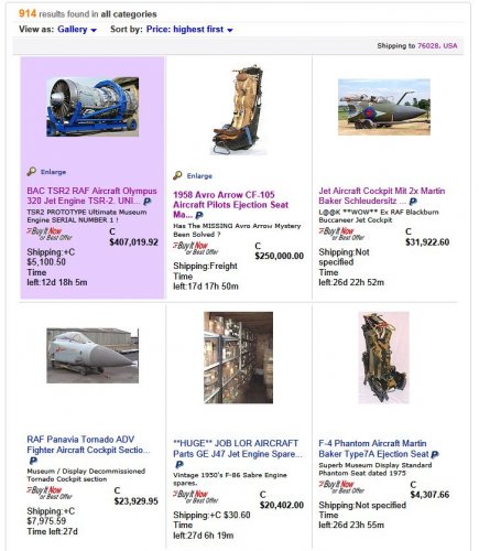JAA eBay Store Highest Price Listings 12-25-11.JPG
