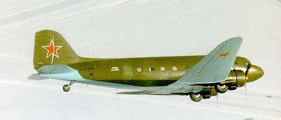 Lisunov Li-2 'Cab' in flight.jpg