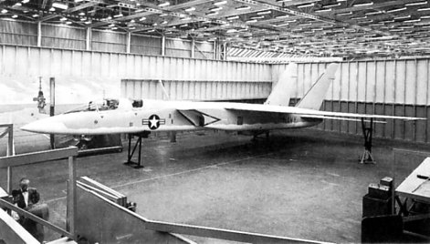 The mock-up of the North American NAGPAW (North American General Purpose Attack Weapon) in 1957.jpg