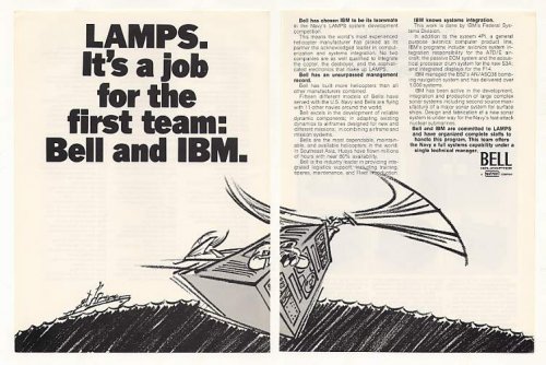 1971 Bell Helicopter IBM Computer Navy LAMPS 2-Page Ad.jpg