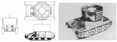 3-view drawing & model of the Ordnance Tank Automotive Command (OTAC) Falcon _ Aerie program.jpg