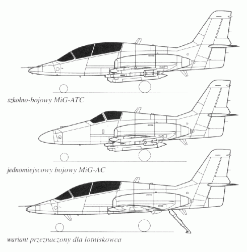 MiG-AT projected variants (Lotniczwo Wojskowe Rosji 3).gif