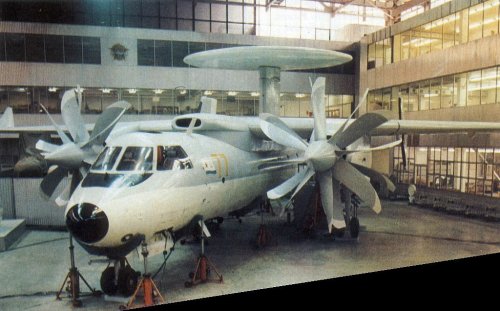 Yakovlev Yak-44E carrier-based AEW aircraft mockup.jpg