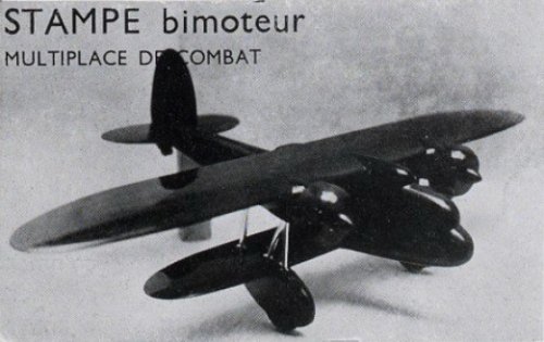 Stampe combat multiplace with Gnome-Rhône Mistral Majors.jpg