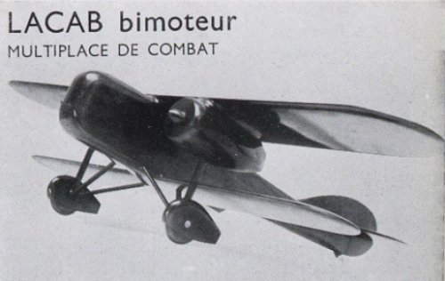 Lacab combat multiplace with Gnome-Rhône Mistral Majors.jpg