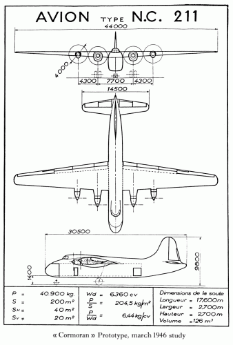 Cormoran study, March 1946.gif