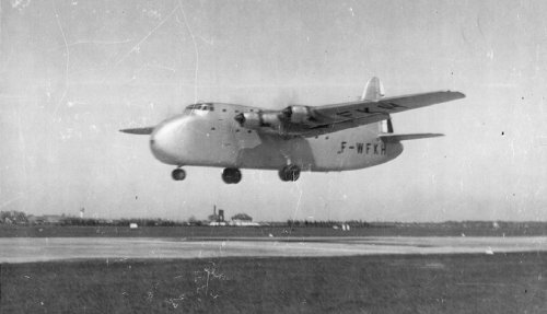 Cormoran NC-211-02 first take-off, 9 Apr 1949.jpg