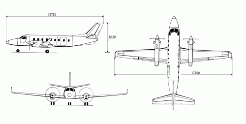 M-201GP three-view.gif