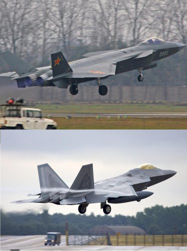J-20 + F-22 take-off.jpg