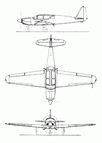 Me 108F three-view.gif