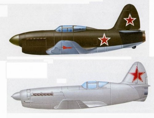 I - 107 ( Su-5 ) &  I - 250 (MiG-13).jpg