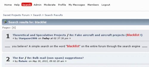 Fake aircraft and aircraft projects (Blacklist !)