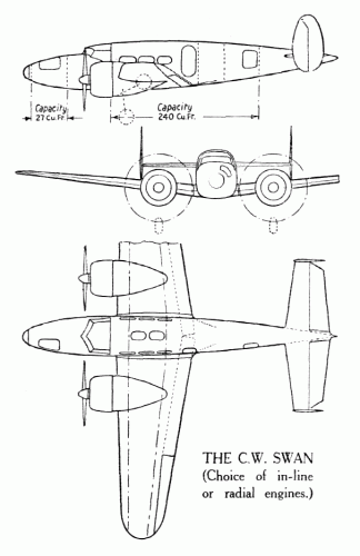 Swan 3-view.gif