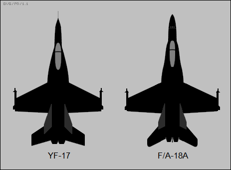 Northrop_YF-17_and_McDonnell_Douglas_FA-18_top-view_silhouette_comparison.png