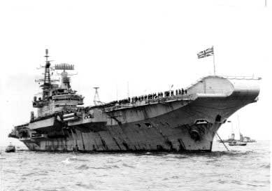 HMS Hermes in 1982 [U.S. Naval Institute Archive]