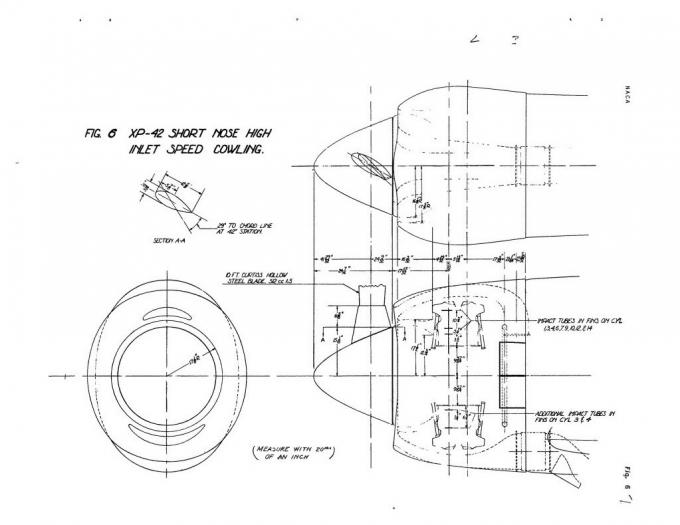 Experimental fighter Curtiss XP-42 USA