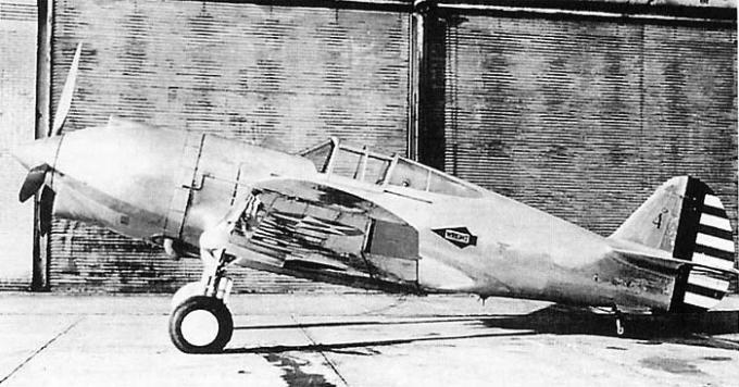 Experimental fighter Curtiss XP-42 USA