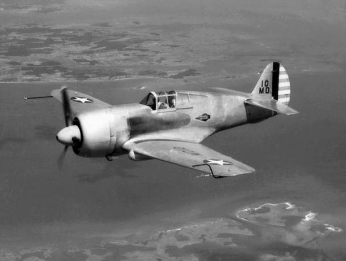 Experimental fighter Curtiss XP-42 USA
