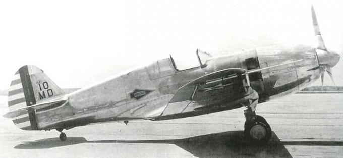 Experimental fighter Curtiss XP-42 USA
