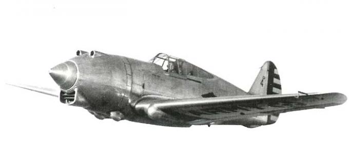 Experimental fighter Curtiss XP-42 USA