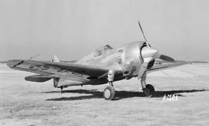 Experimental fighter Curtiss XP-42 USA