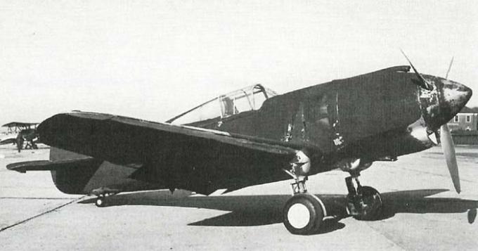 Experimental fighter Curtiss XP-42 USA