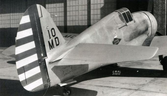 Experimental fighter Curtiss XP-42 USA