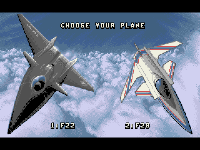 577772-f29-retaliator-fm-towns-screenshot-choose-the-plane.png
