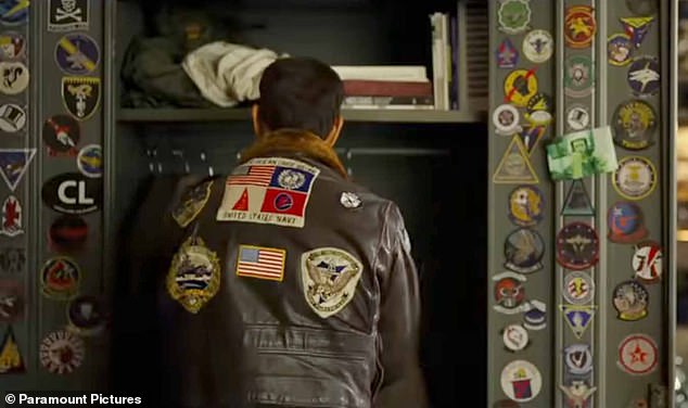 In the 2019 trailer, the flags of Taiwan and Japan were removed from Maverick's leather bomber jacket