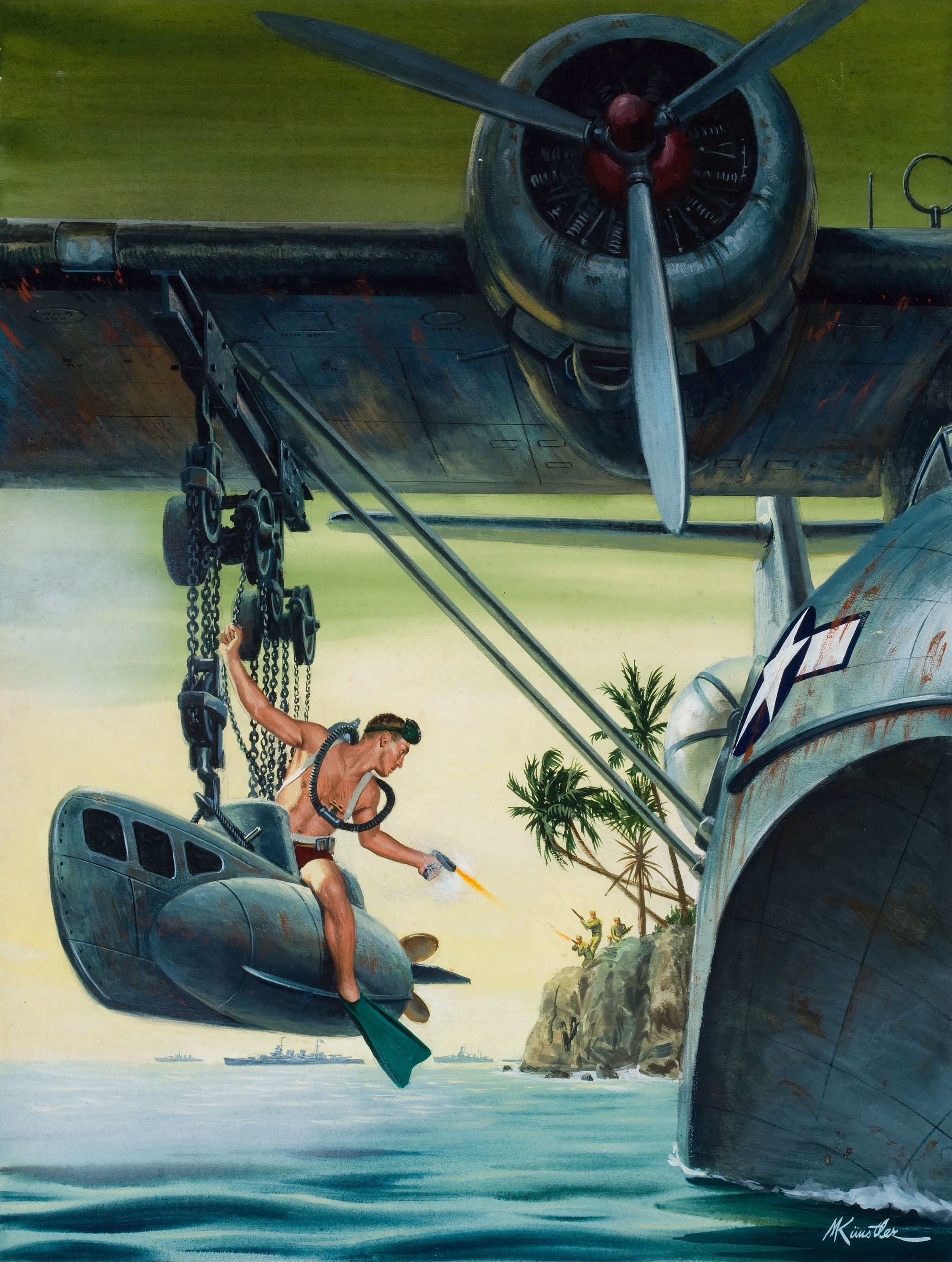 25232365-The_Hell-Raising_Yank_and_His_Remarkable_Flying_Sub_Male_cover_illustration.jpg